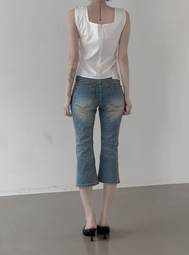 Silla Square Shirred Blouse