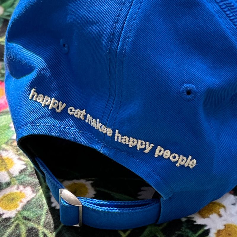 HADDE LOGO BALL CAP BLUE