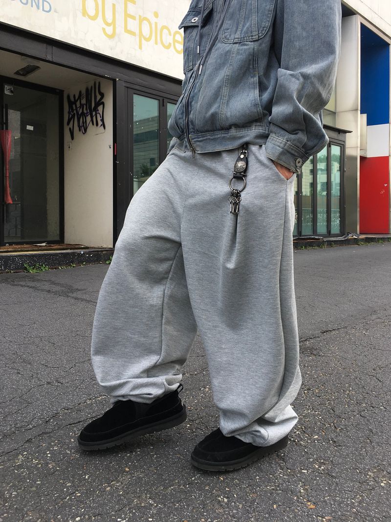 Nod Keyring Pintuck Wide Sweatpants 5C