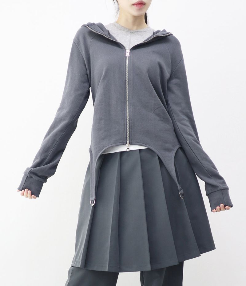NONCODE(ノンコード)の「Muta Unique Two-Way Zip-Up Hoodie(Tops)」