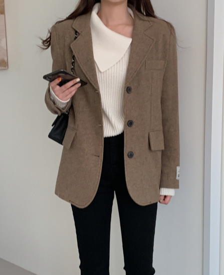 [SHOPPERMADE] Wool Premium Jacket (2color)