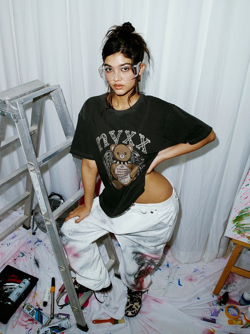 ANGEL BEAR TEE CHARCOAL