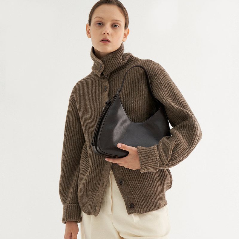 MUNIER（ミュニエ）の「FRAME HOBO BAG_BROWN（Bags）」