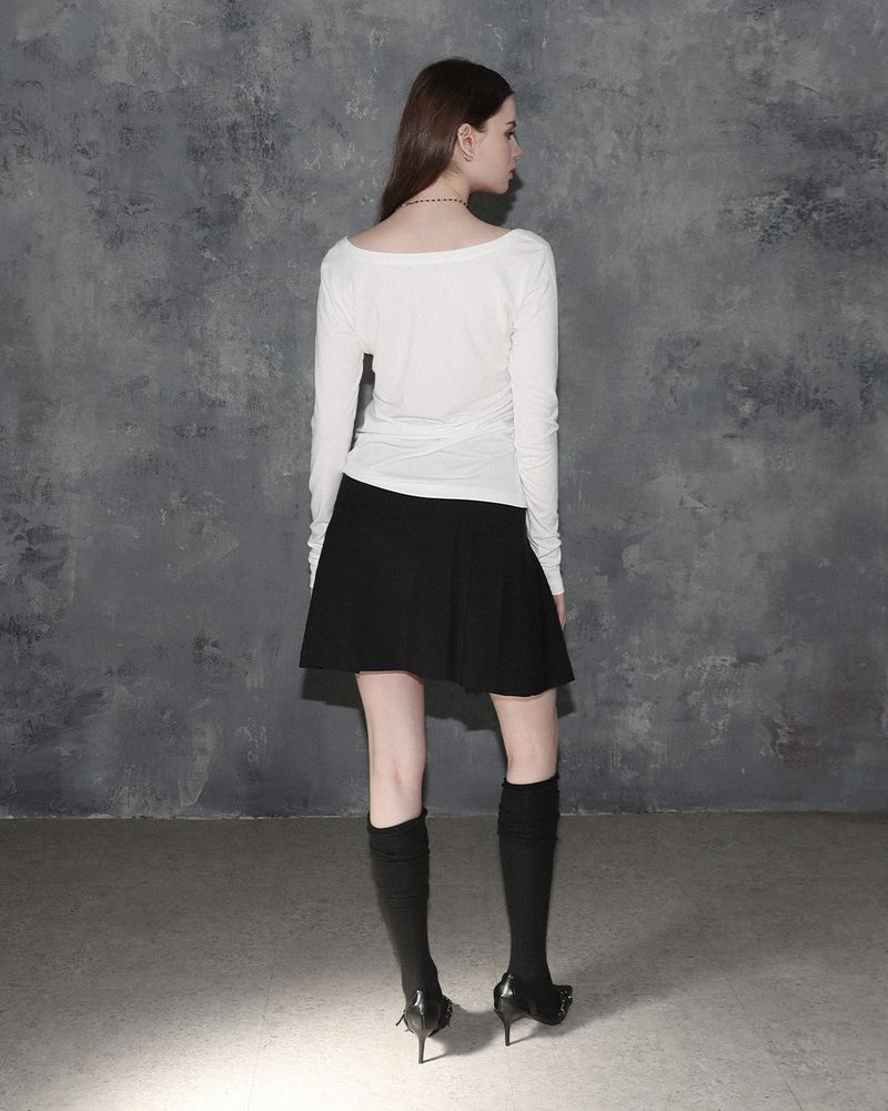 Pleated Skirt Black