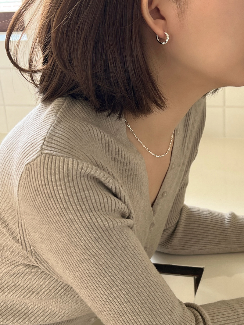 Piece earring (silver)