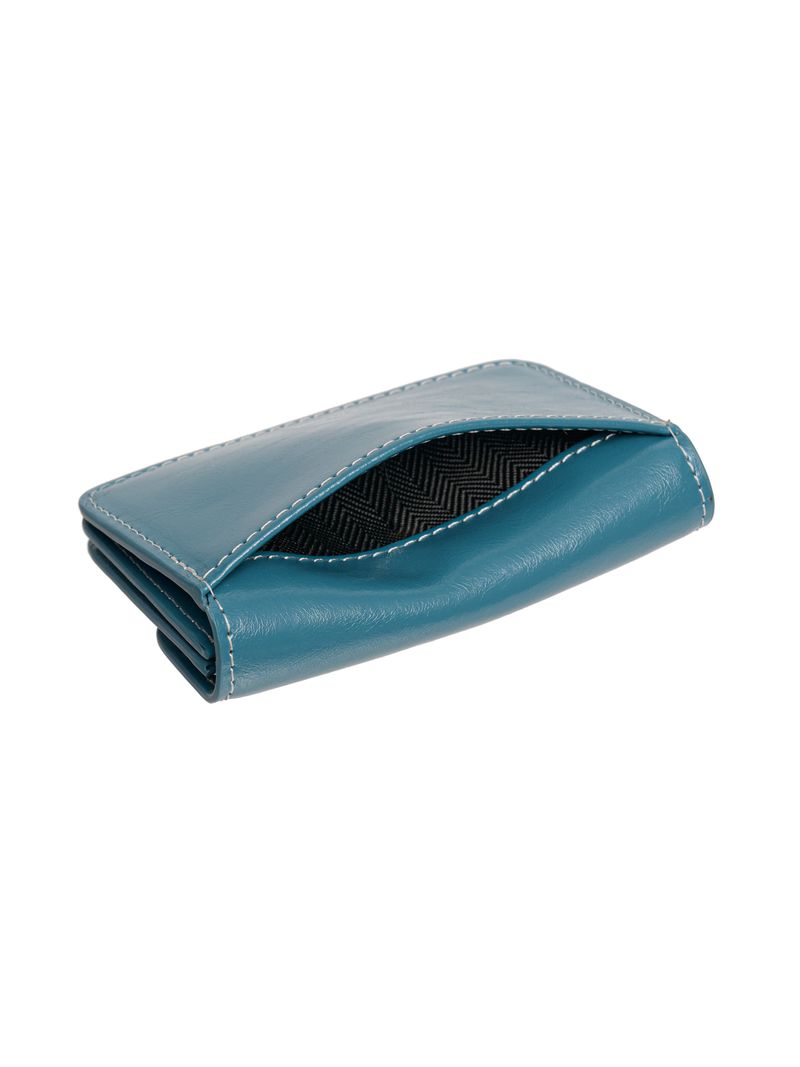 DOT Accordion Coin & Card Wallets dusty blue