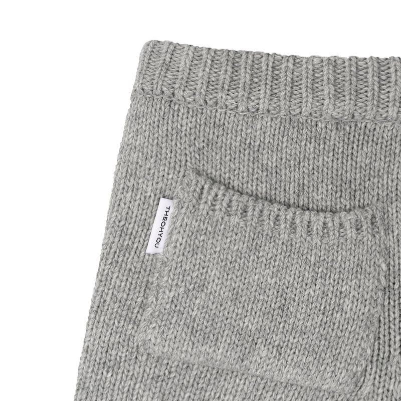 THEOHYOU KNIT SHORTS (GREY)