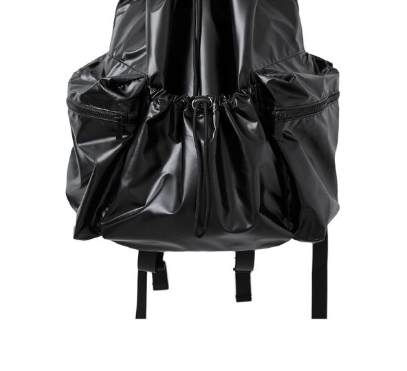 Glossy String Pocket Backpack