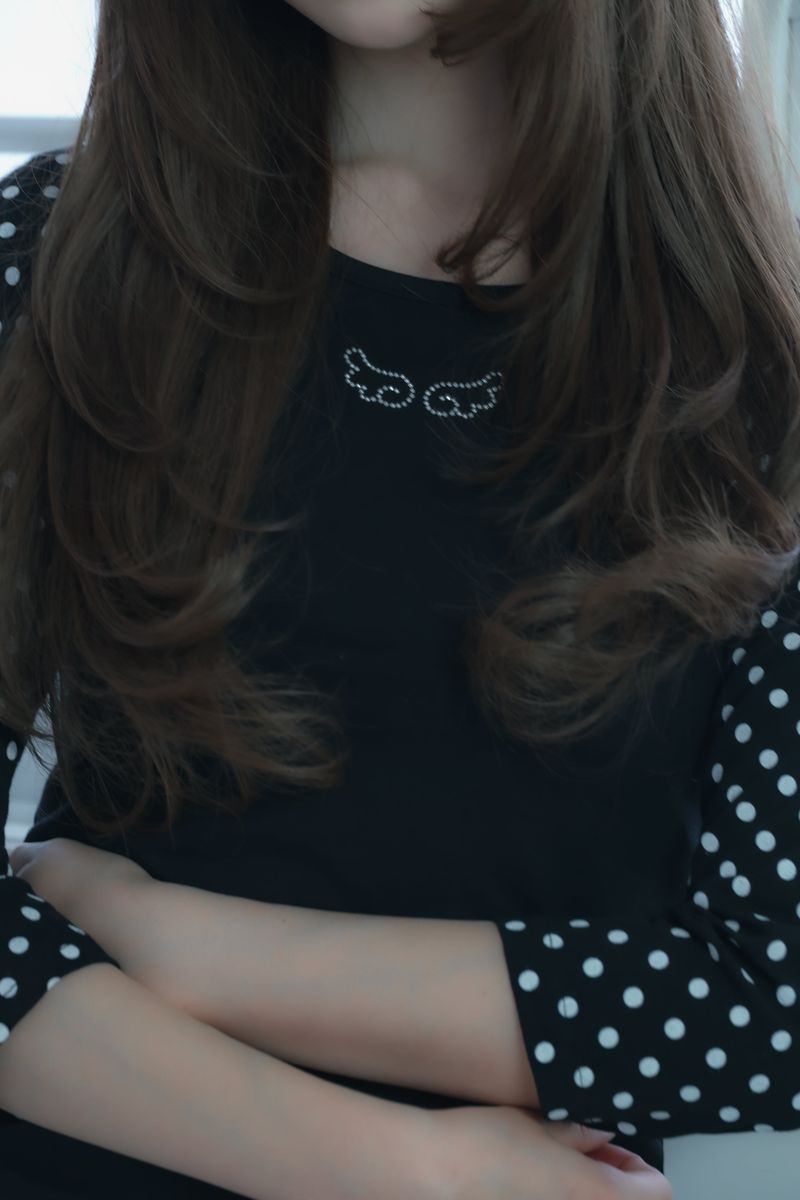 dotwing raglanT(black)