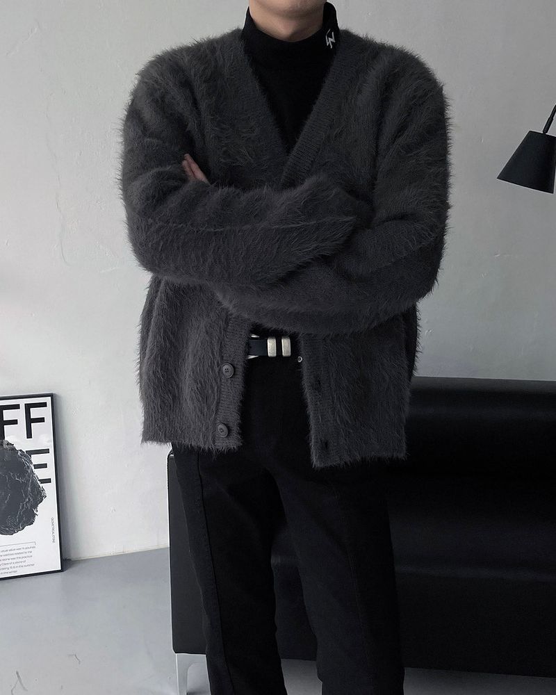 OA Blanc Angora Cardigan (3 colors)