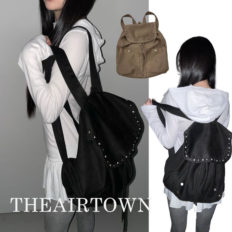 THEAIRTOWN(ザエアータウン)の「stud backpack(2 color)(Bags)」