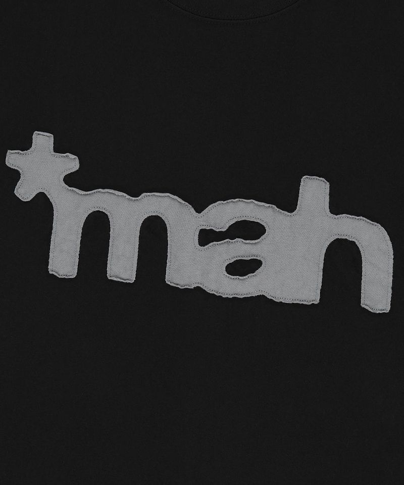 mah CUT OFF APPLIQUE TEE