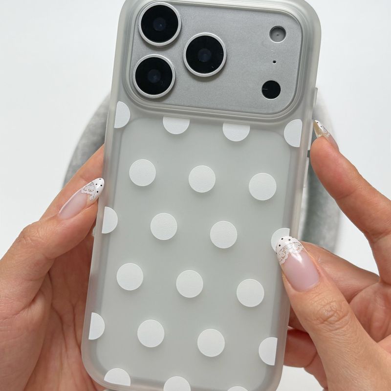 【MADE】 Fog dot Jelly phone case