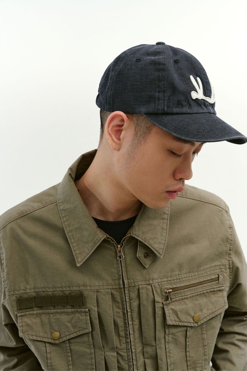 Vintage Washed Downfall Cap (Washed Black)