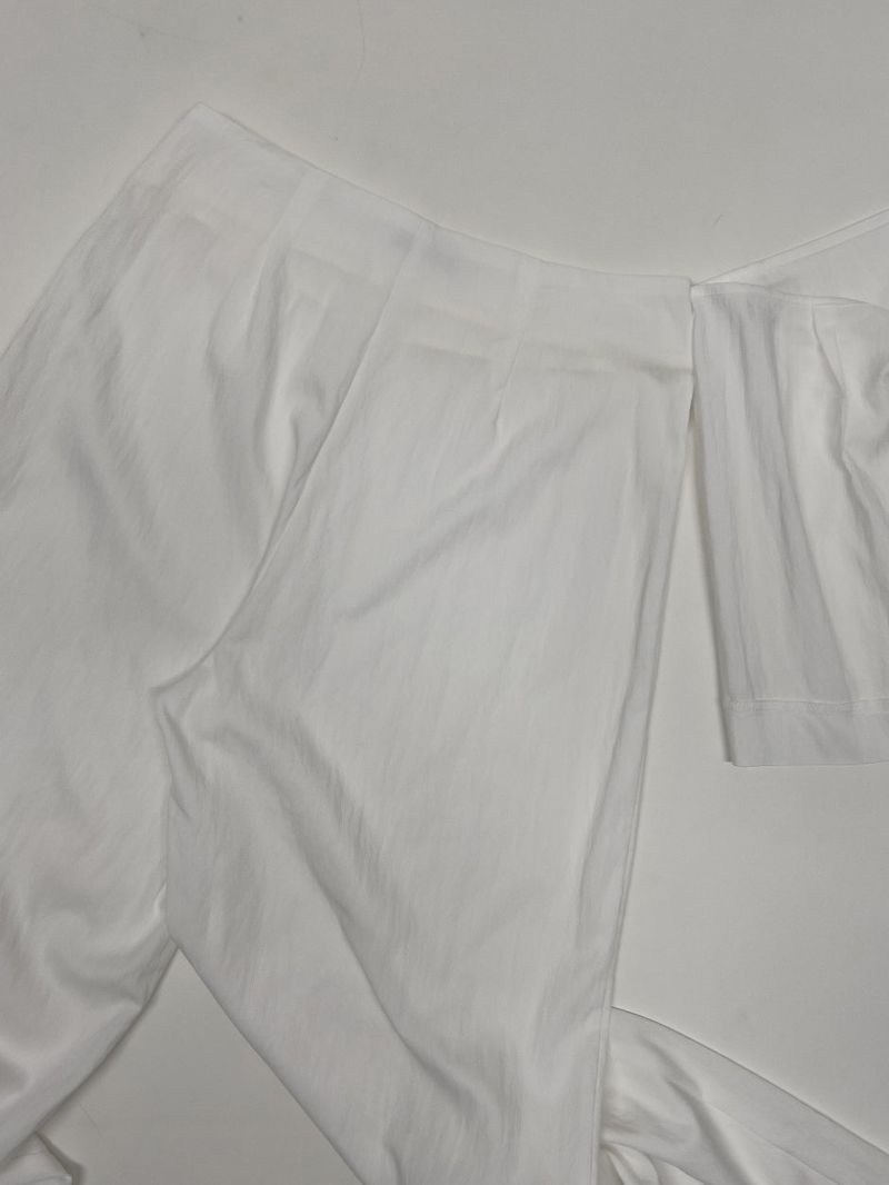 Euro Wrap Nylon Wide Pants