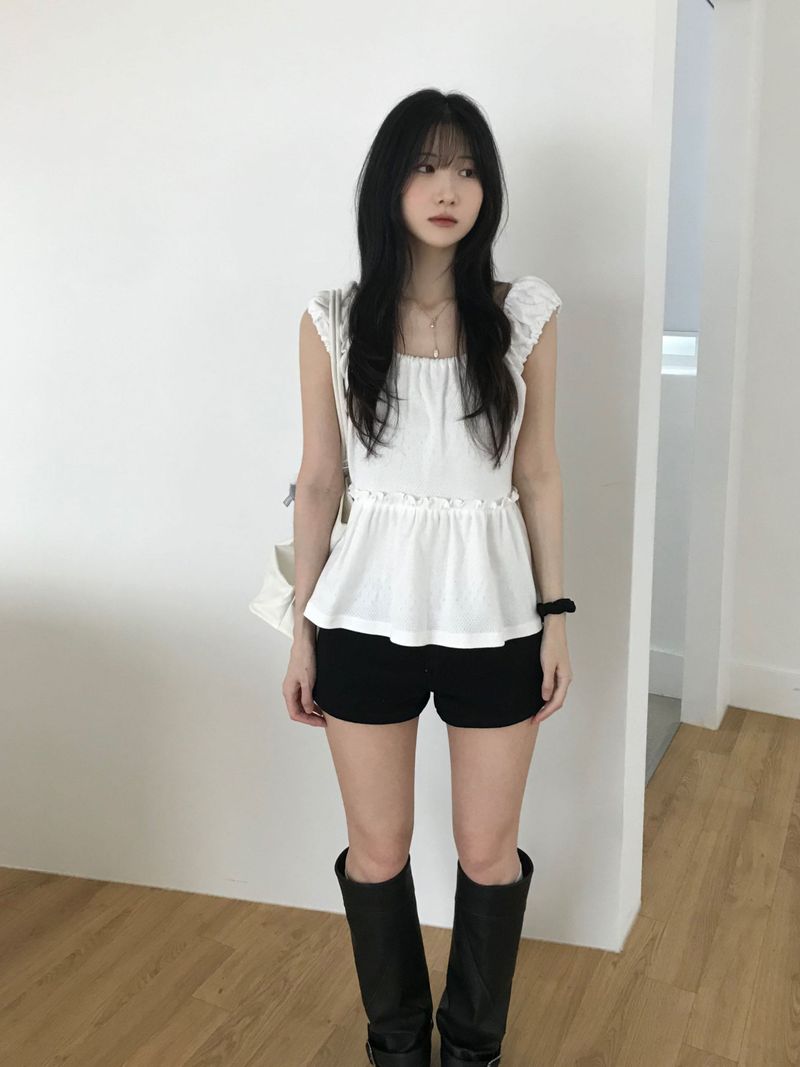 Olsen Cotton Shorts (2 colors)