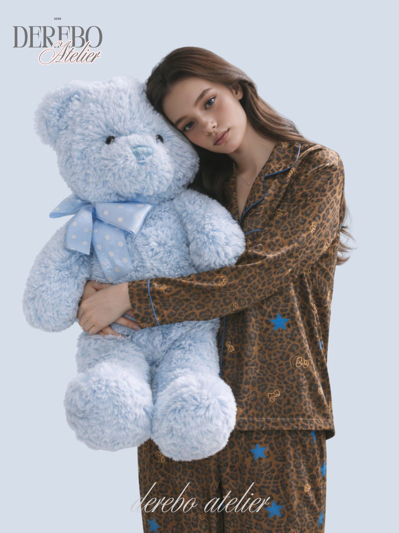 dereborujo（ドレボルゾー）の「Blue Moon Leopard Four Seasons Pajamas（Tops）」
