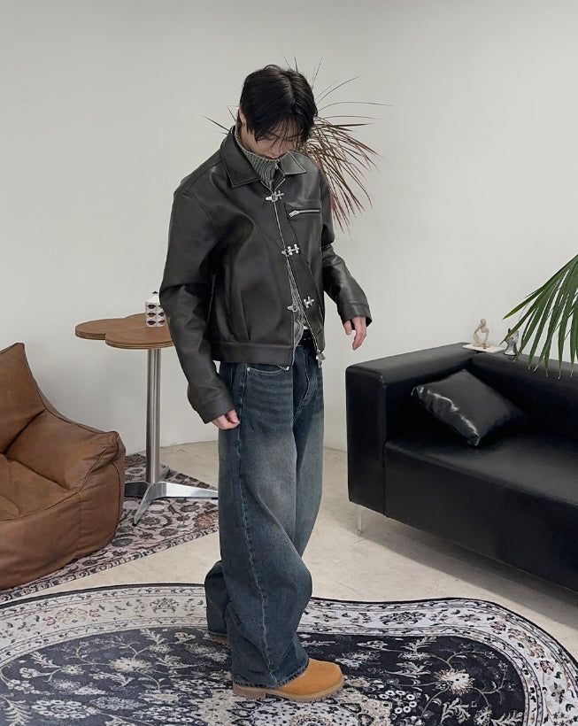 Mason Hook Leather Jacket