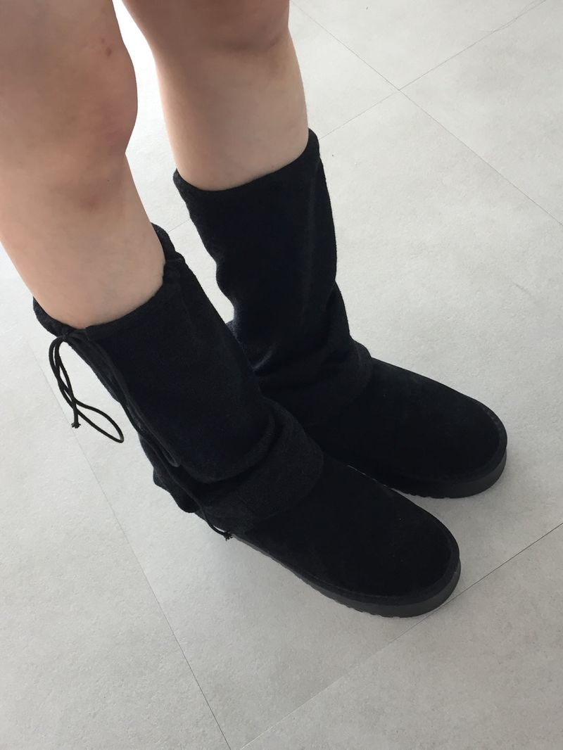 Nana string leg warmer (2color)