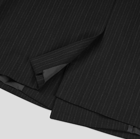Lips Stripe Double Blazer Pants Set