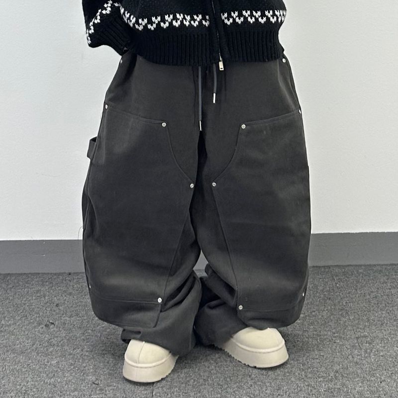 PEARCLAN（ペアクラン）の「peach double-knee big work pants（Pants）」