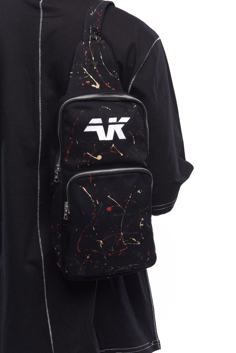 PAINT SPLATTER CROSSBODY BAG