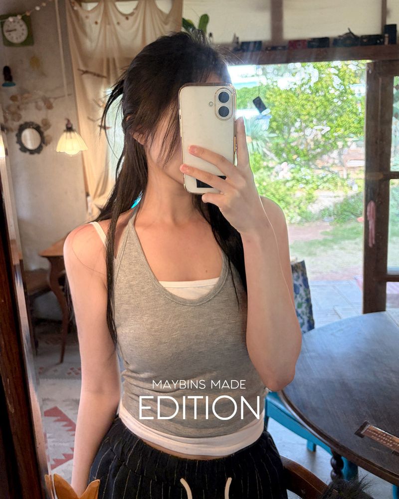 [MADE] Malpang halter‑neck sleeveless