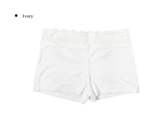 Burne Layered Sagging Lace Inner Shorts