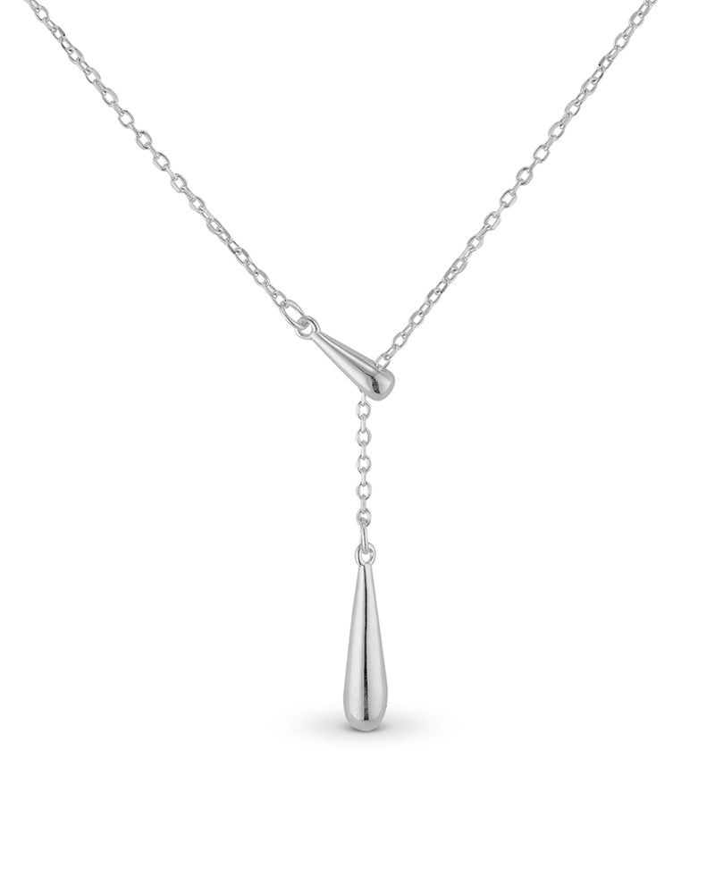 [Silver 925] Double Drop Necklace