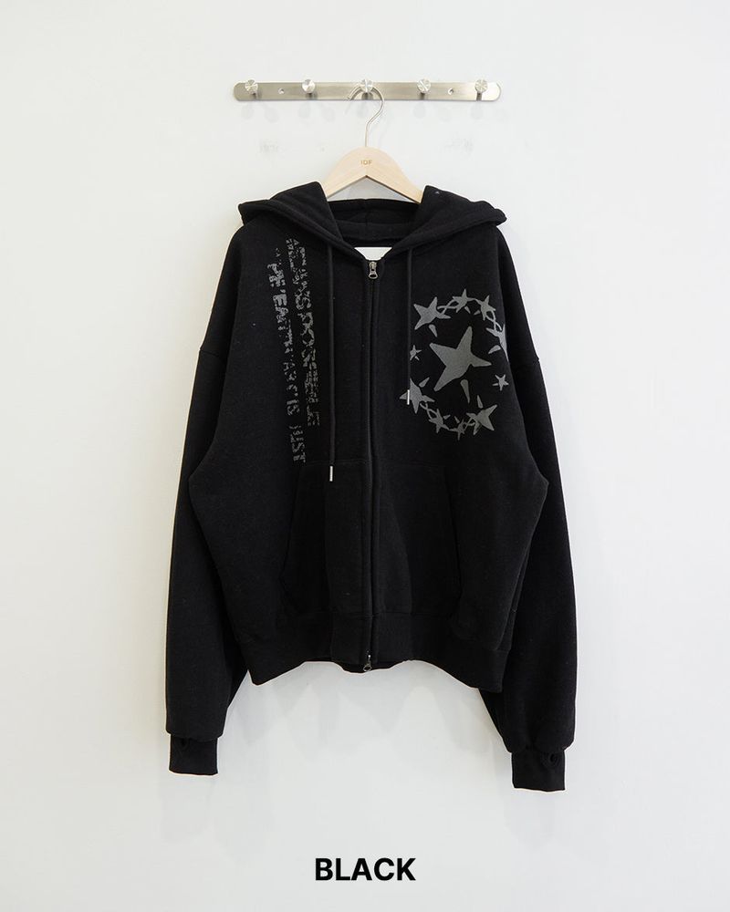 Scope Cropped Fleece Hoodie Zip-up
