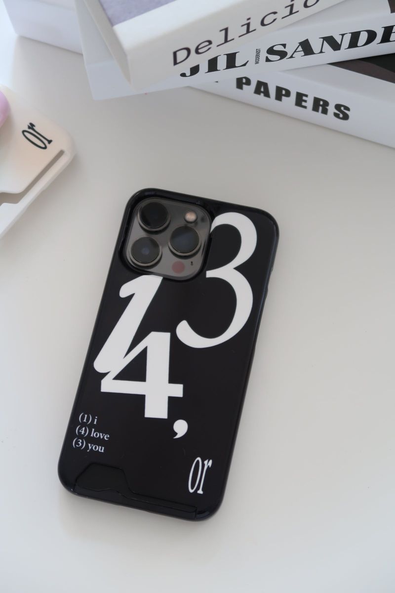 [MADE] 143 card case (black/white)