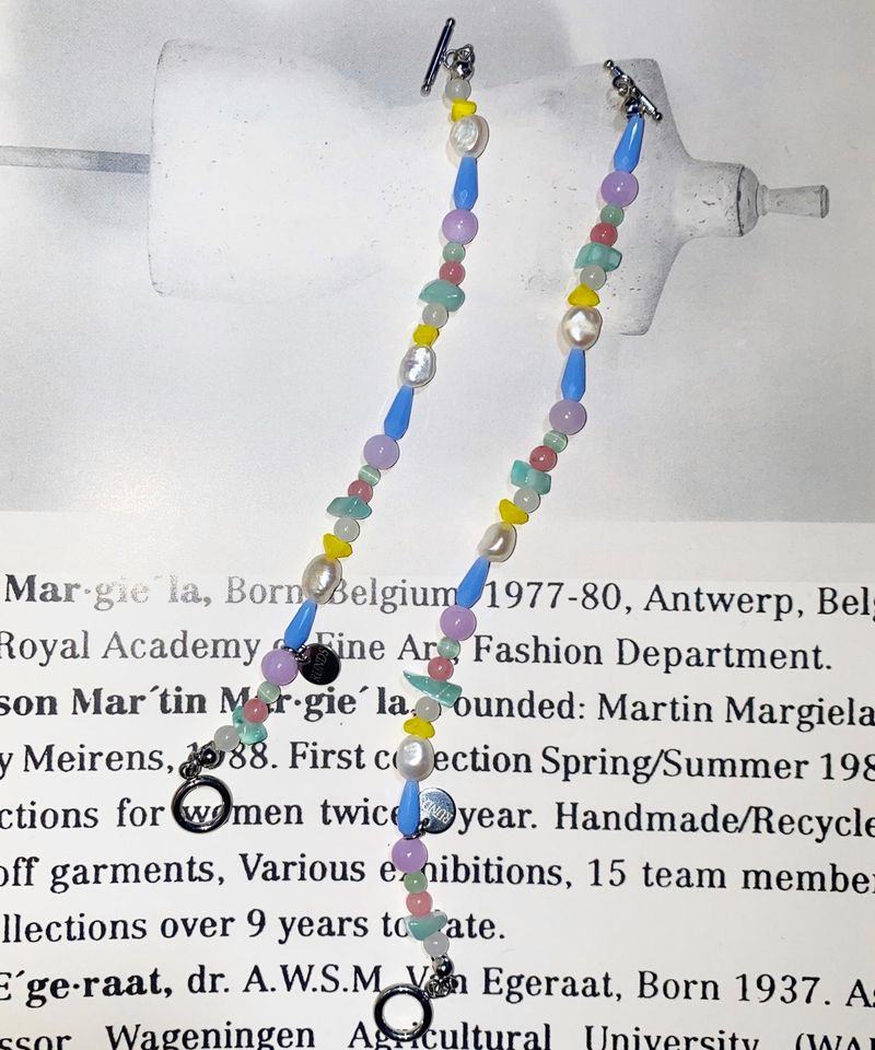 pastel gemstone bracelet