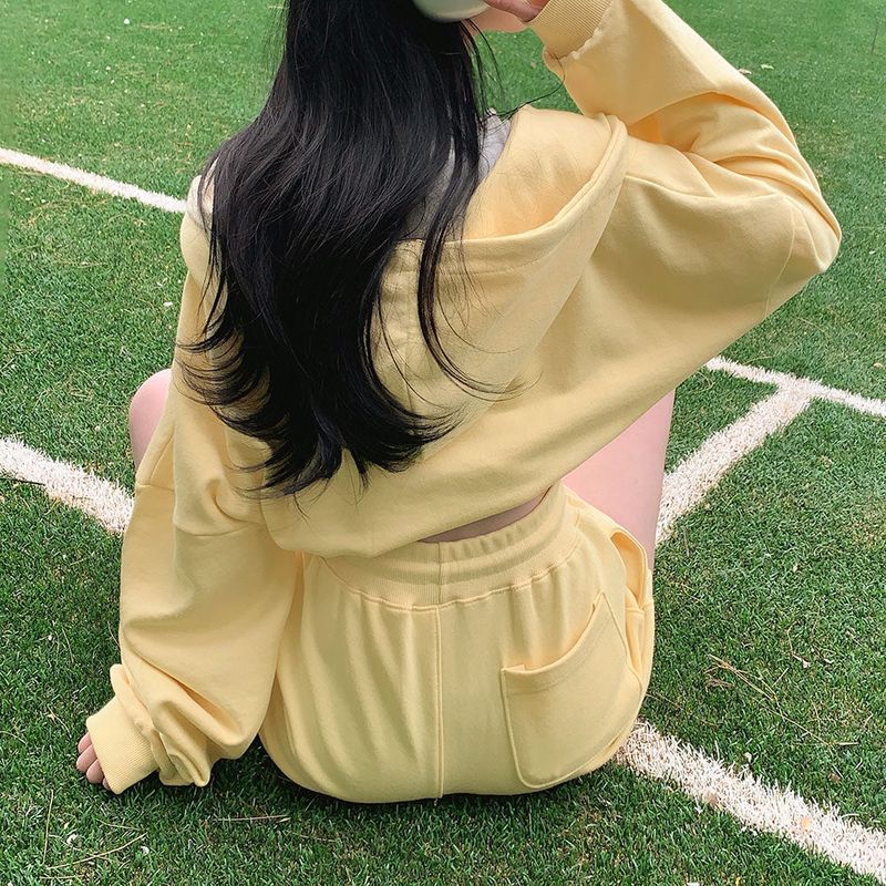 [Bellide made]Sporty two-way two-piece set