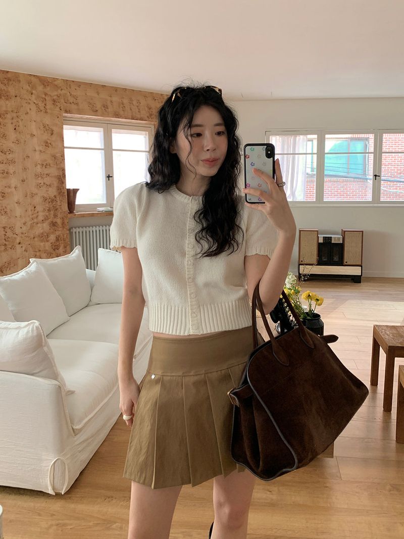 [MADE] Rendez Cashmere Puff Cardigan