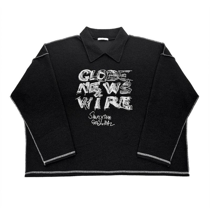 Finish Collar Knit T-shirt