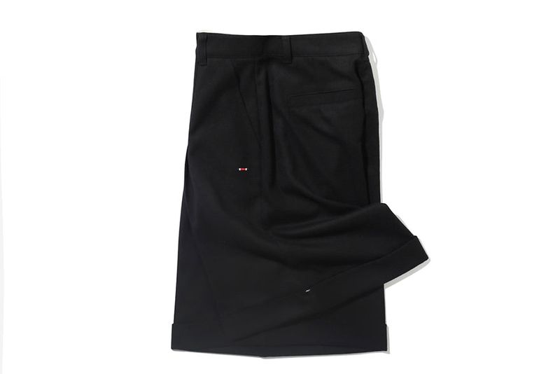 WIDE BERMUDA PANTS_BLACK