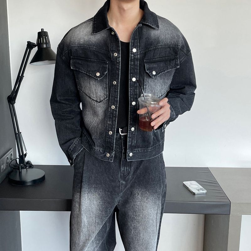 lemenne（ルメンヌ）の「LMN Unbay Western Cropped Oversized Denim Jacket (2 colors)（Jackets/Outerwear）」