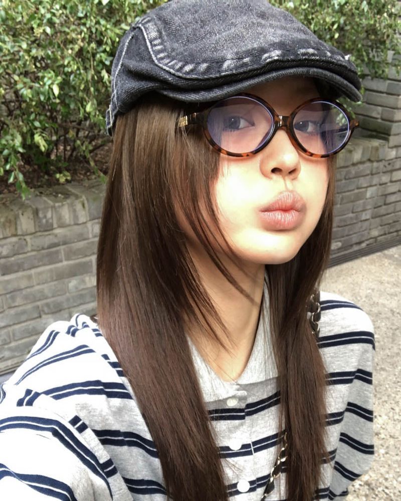 (Unisex) Stripe collar T