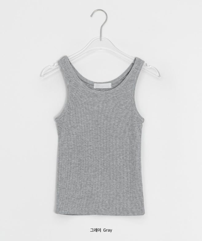 Loini Ribbed Layered Sleeveless