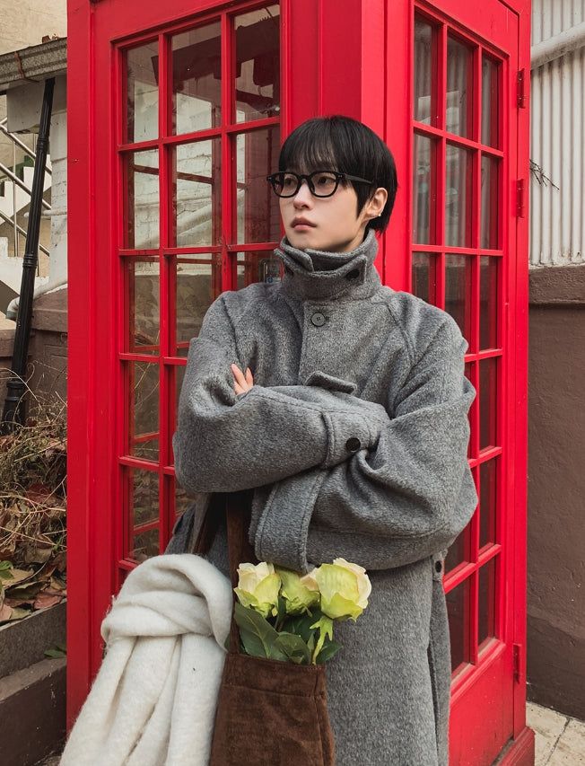 Posey Wool Balmacaan Coat