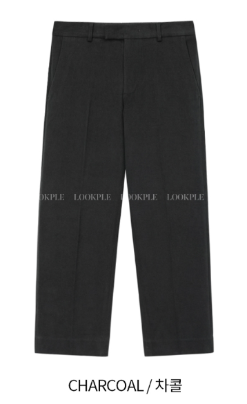 Logane Brushed Slim 9 Part Back Banding Cotton Pants