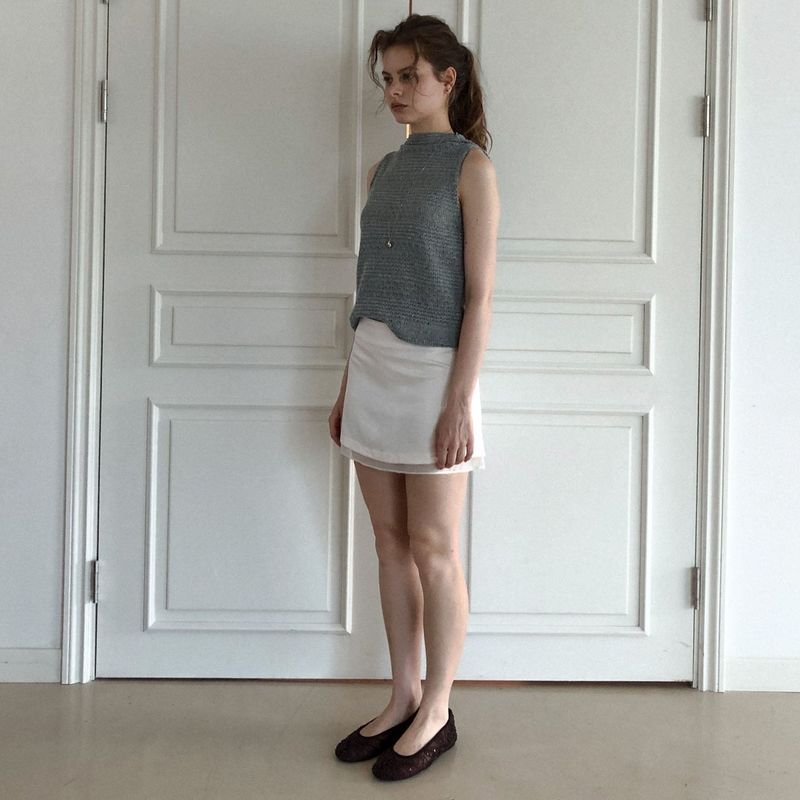Elrocio neck vest (gray)