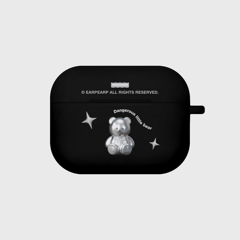EARPEARP(アプアプ)の「STEEL COVY-BLACK(AIR PODS PRO-COLOR JELLY)(Hats)」