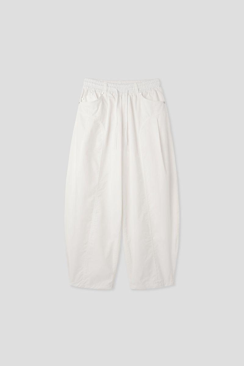 Ruin cut pintuck wide pants 4C