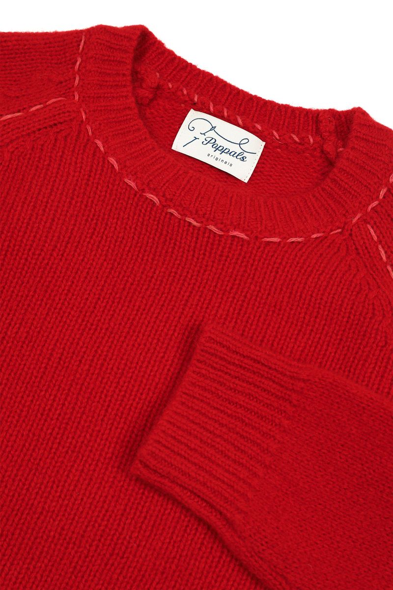 Pals Round Wool Knit [Red]
