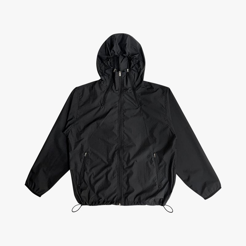 Rex cut line zipper windbreaker