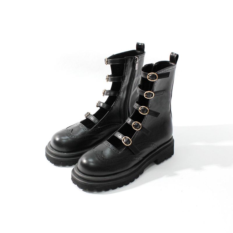 Luella Belted Walker Boots_B2555