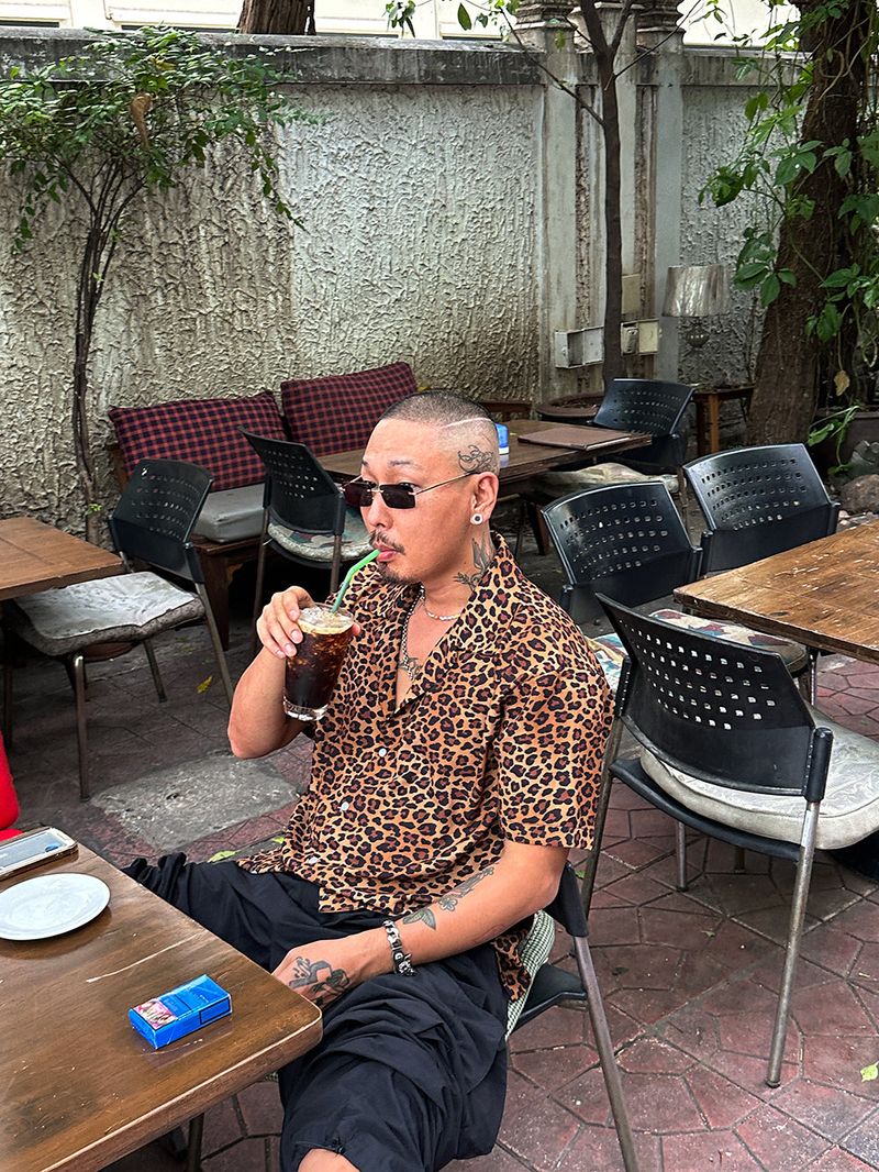 [UNISEX] Leopard Hawaiian shirt