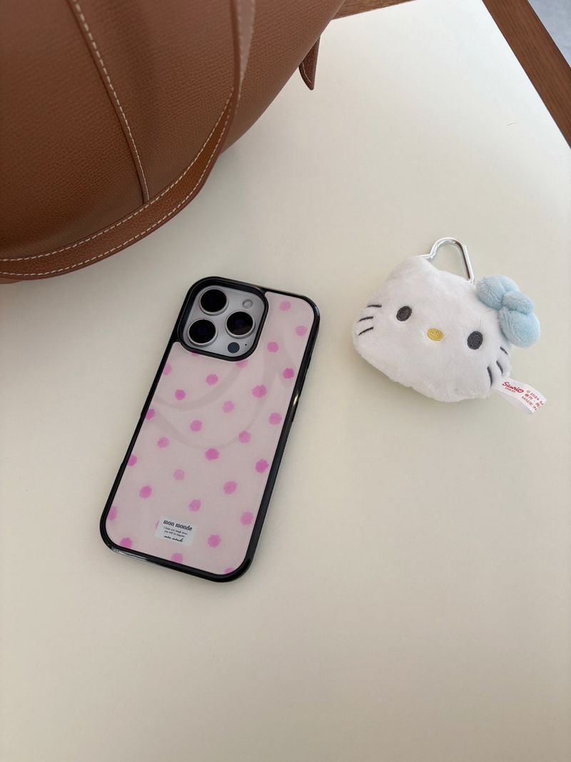 pink dot phone case