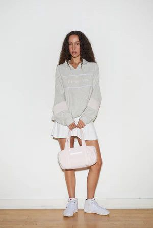 Terry block sweatshirt